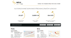 Desktop Screenshot of lenovoservis.cz
